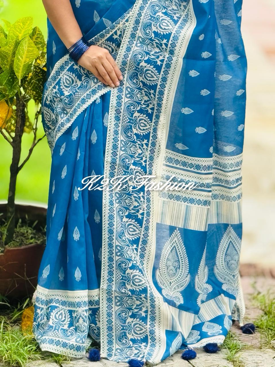 Soft Silk Digital Print Saree