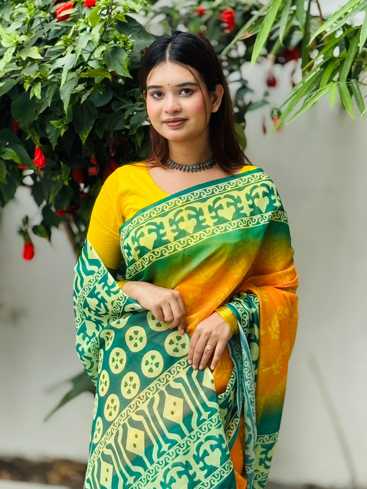 Soft Silk Digital Print Saree