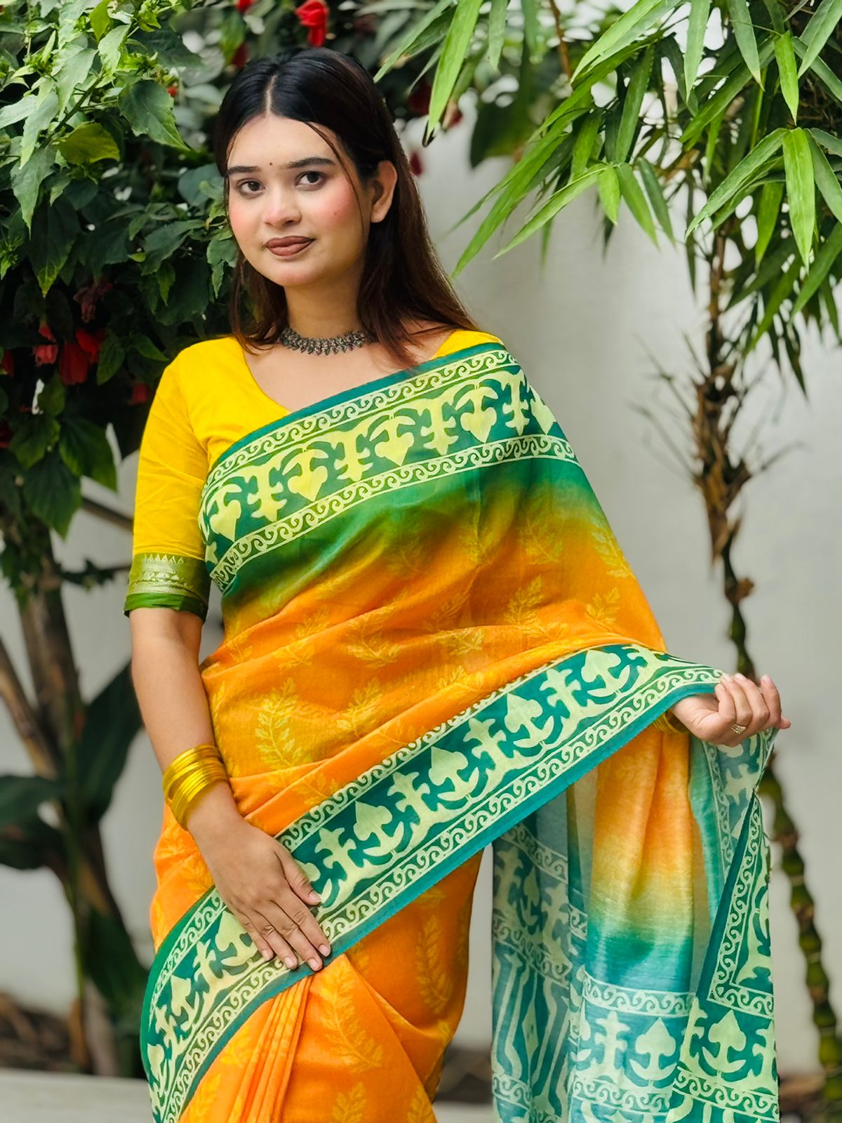 Soft Silk Digital Print Saree
