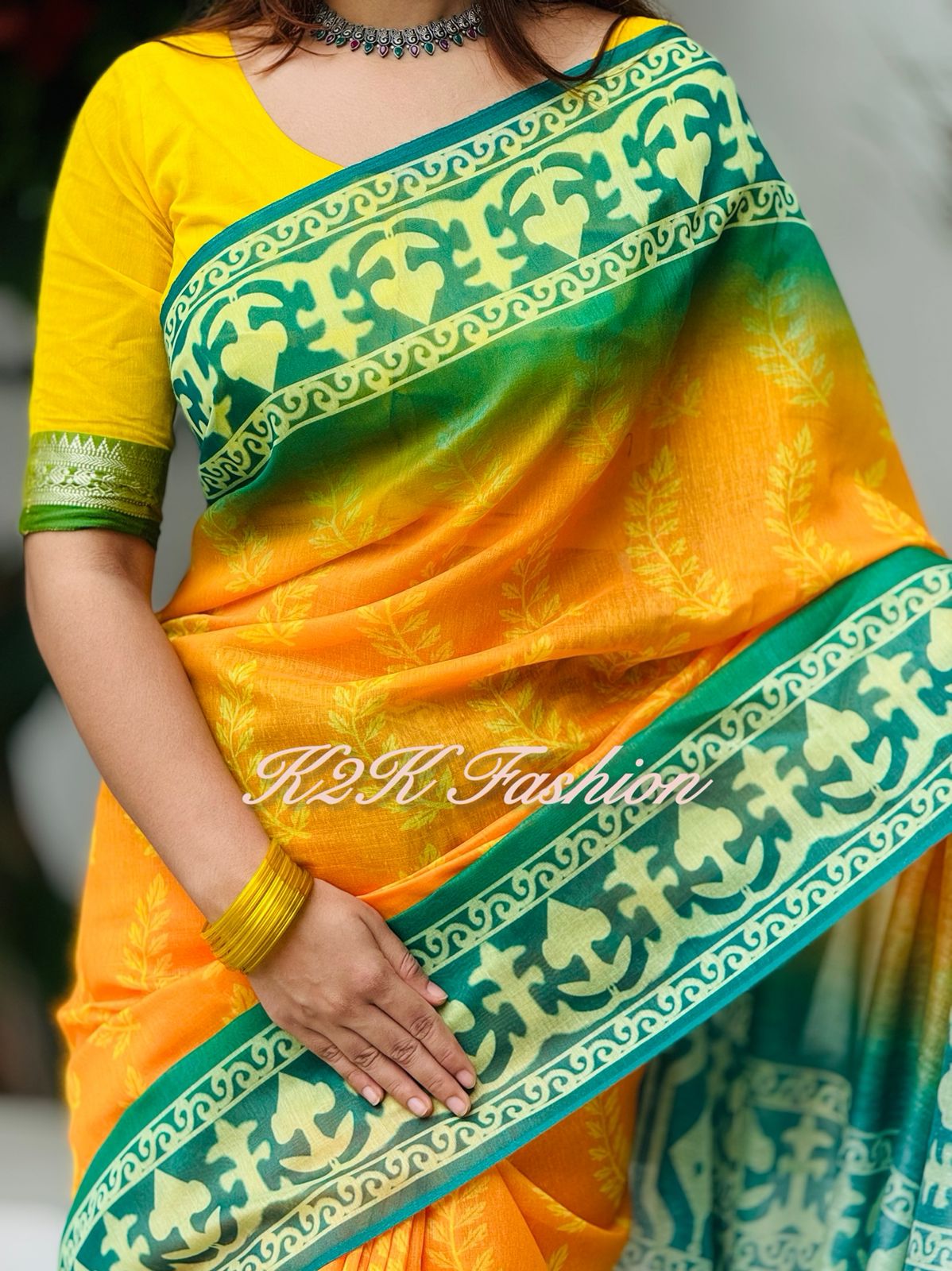 Soft Silk Digital Print Saree